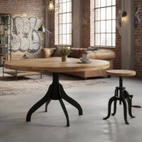 Esstisch SELCE rund Industrial