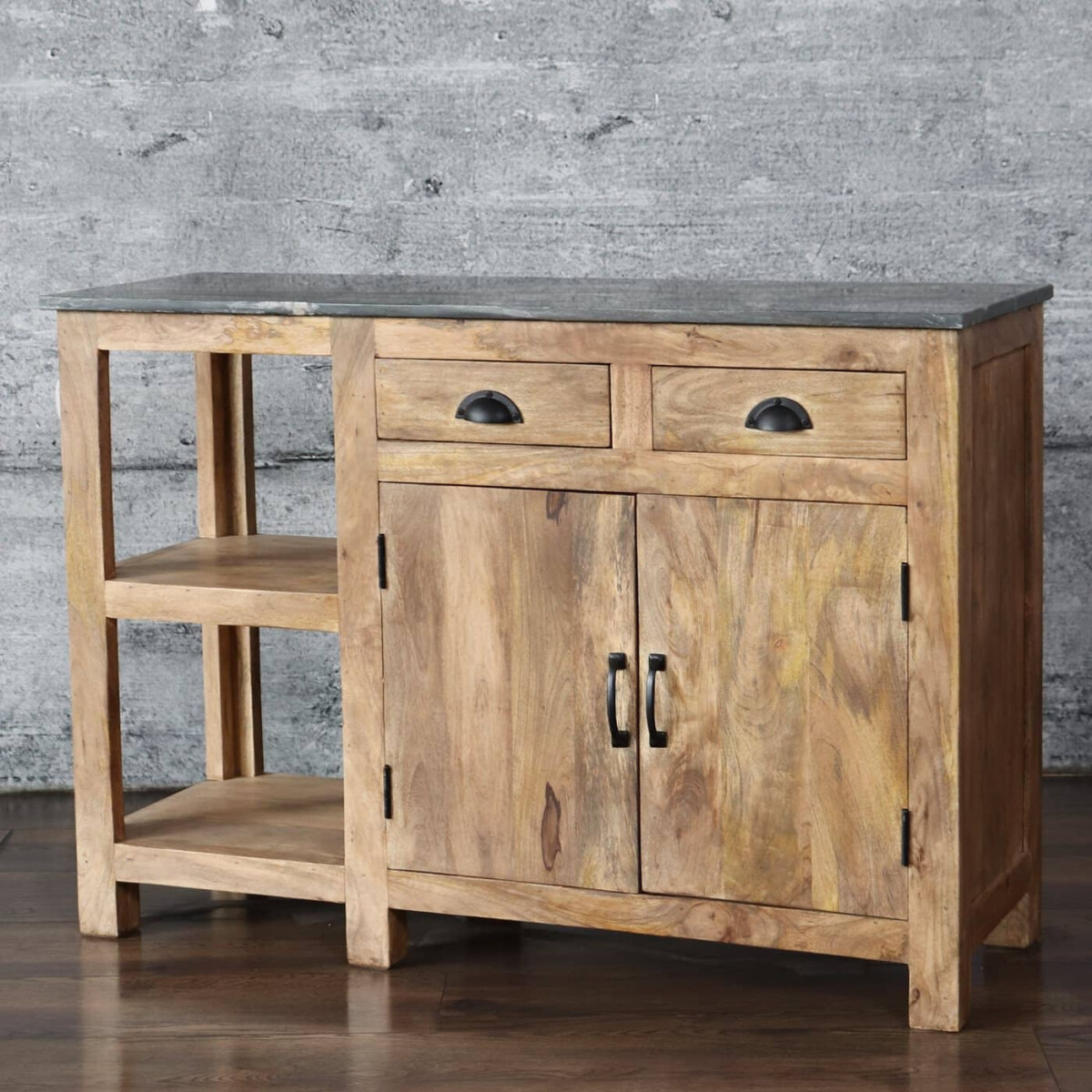 Kommode STONE » Massivholz Granit Antik | baario® - Einrichtungsideen