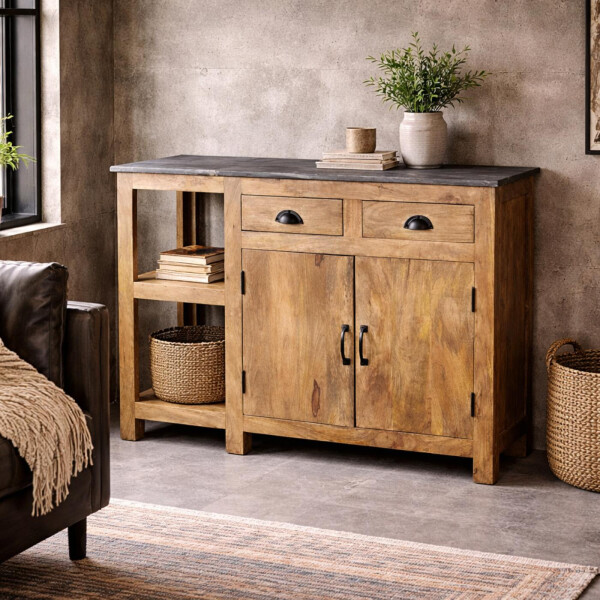 Sideboard mit Marmorplatte SPLIT » Marmor