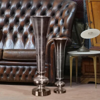 Bodenvase XXL ROMA silber
