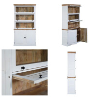 Schrank TAVEL Vitrine weiss