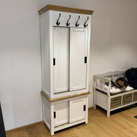 Schuhschrank REVIN Landhaus weiß