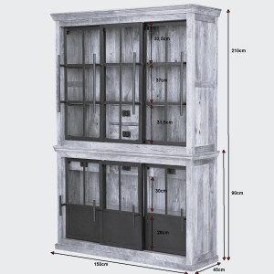 Vitrinenschrank HOXT Industrial