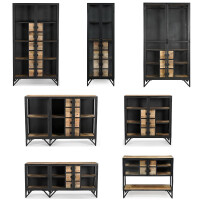 Sideboard BARBAR Metall Glas