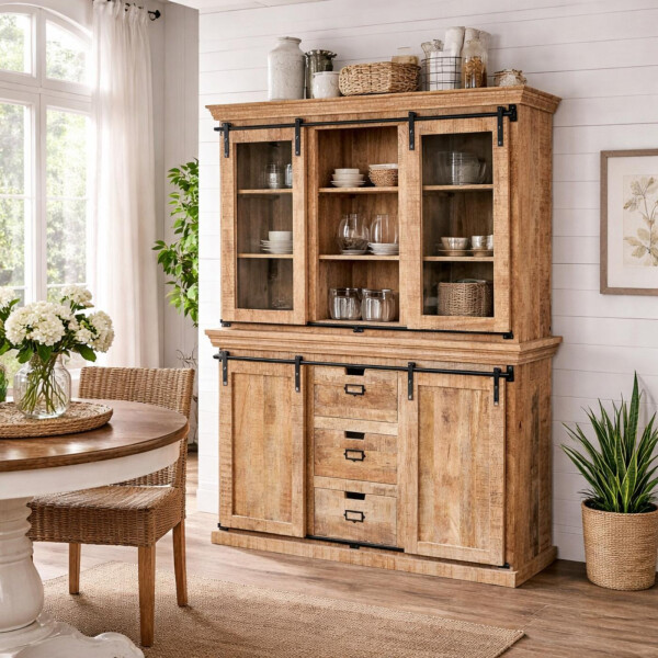Buffetschrank Landhaus VODICE 150 » massiv Vintage