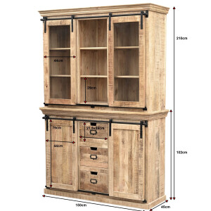 Buffetschrank VODICE Landhaus