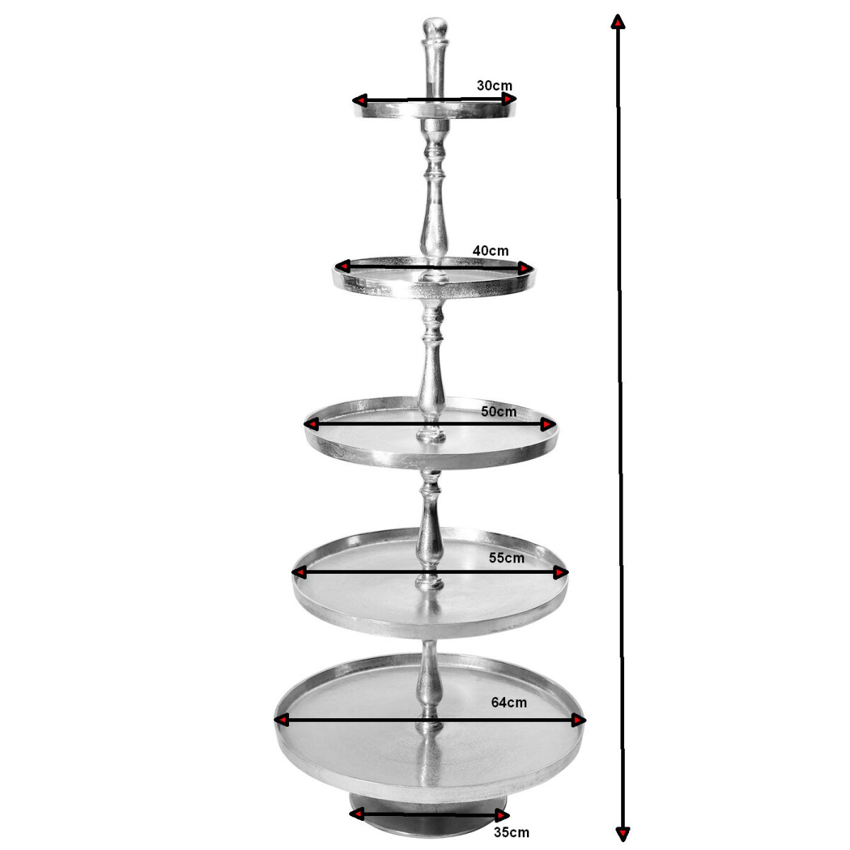 xxl etagere 125 cm kik