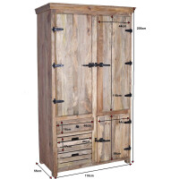 Kleiderschrank STONE Vintage