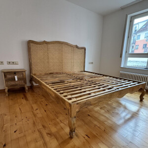 Bett WIENER Geflecht 180x200