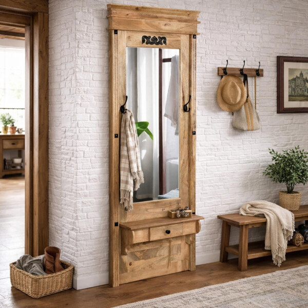 Garderobe TARNOS Spiegel » mit Ablage Vintage