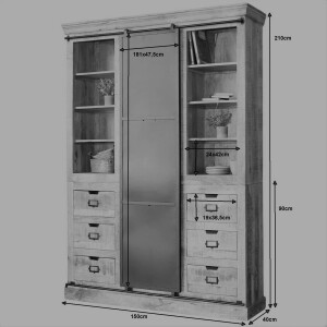 Regalschrank RODA 150cm