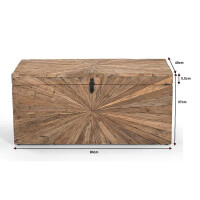 Truhe MERID Altholz 80x40cm