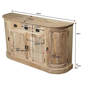 Sideboard GUILLON halbrund