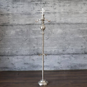 Kleiderständer VINTAGE silber Metall