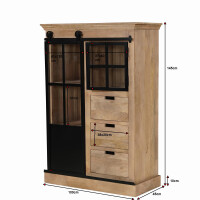Highboard STUPORE Massivholz